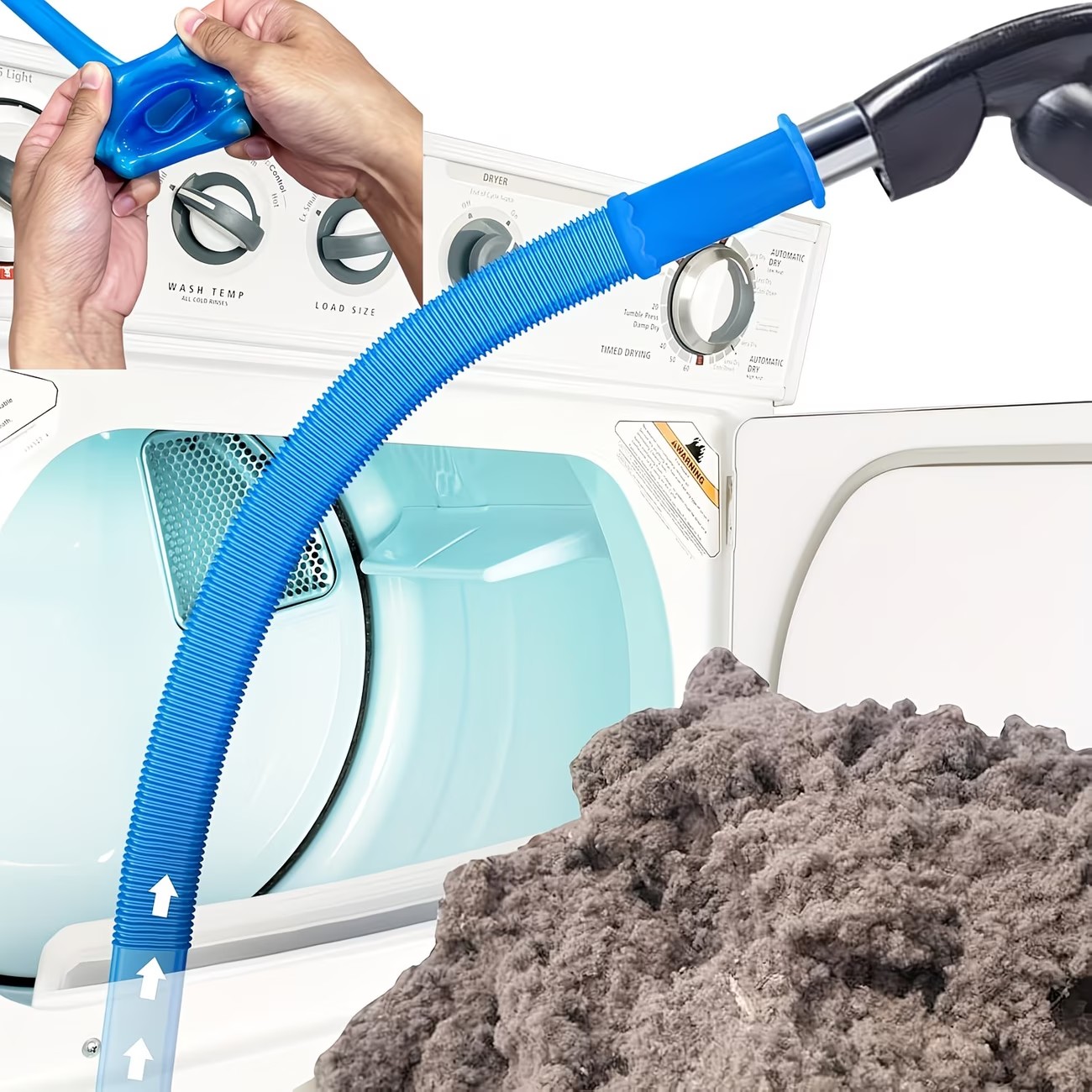 Laundry - 1Pc Dryer Vent Cleaner Hose -