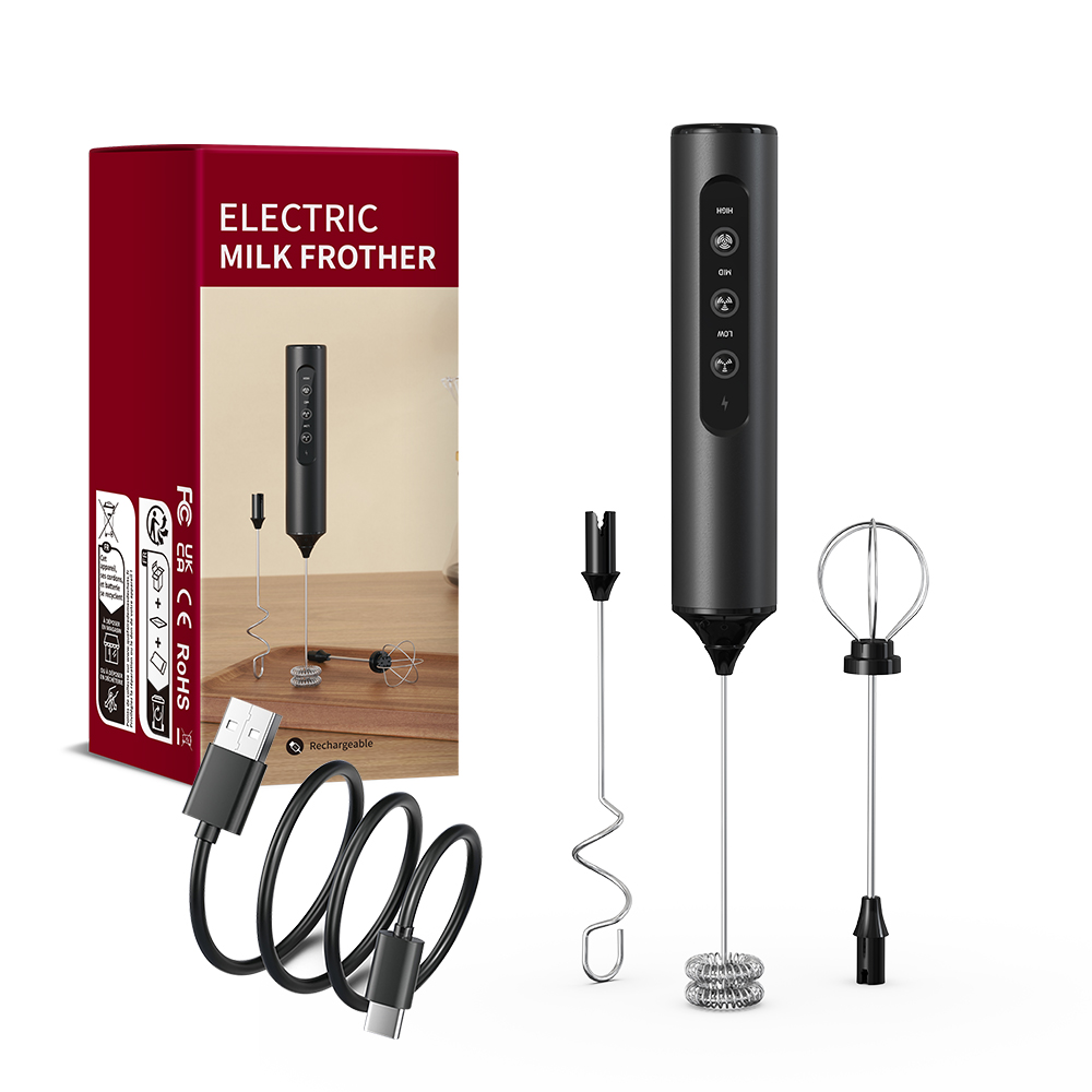 Immersion Hand Blender Set - Wireless Electric Mini Milk Frother Coffee