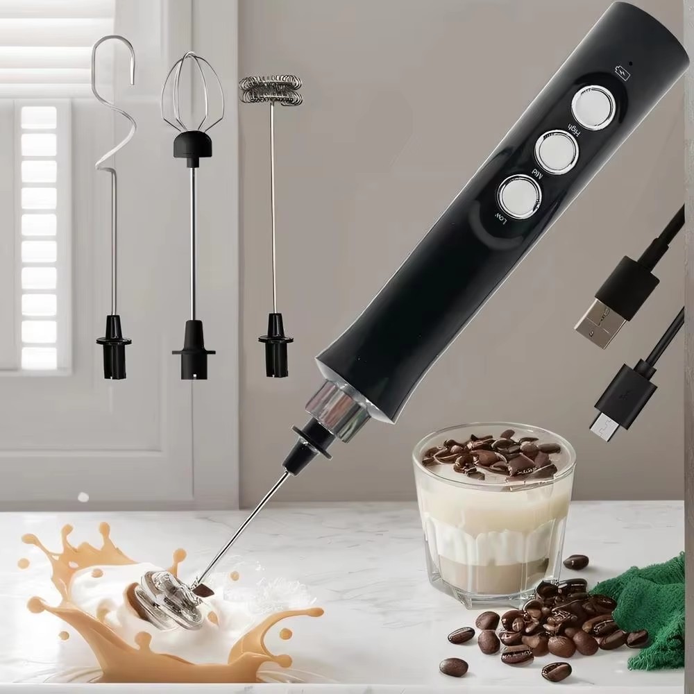 Portable Blender Usb Rechargeable - Wireless Rechargeable Electric Milk Frother -
