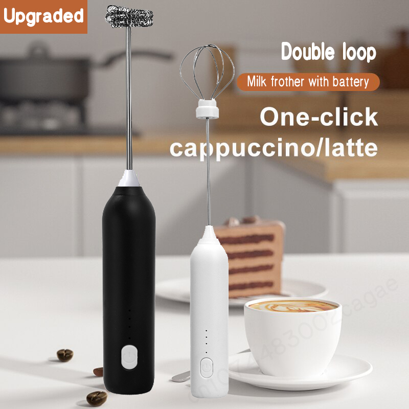 Electric Milk Frother Handheld - Electric Milk Frother 2 In 1