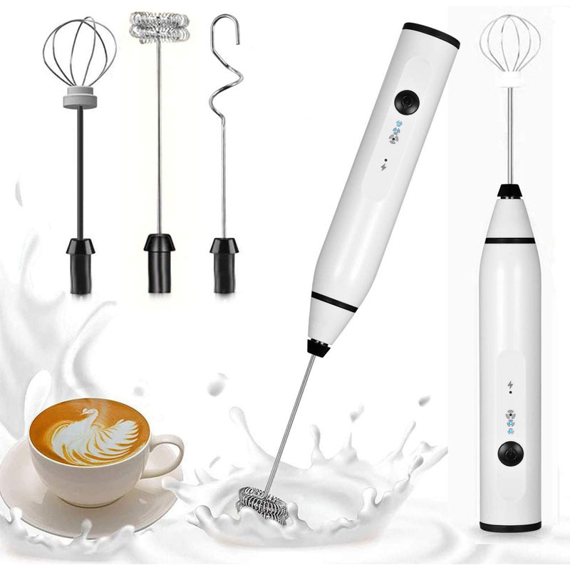 Portable Blender Usb Rechargeable - Mini Electric Handheld Milk Frother Electric