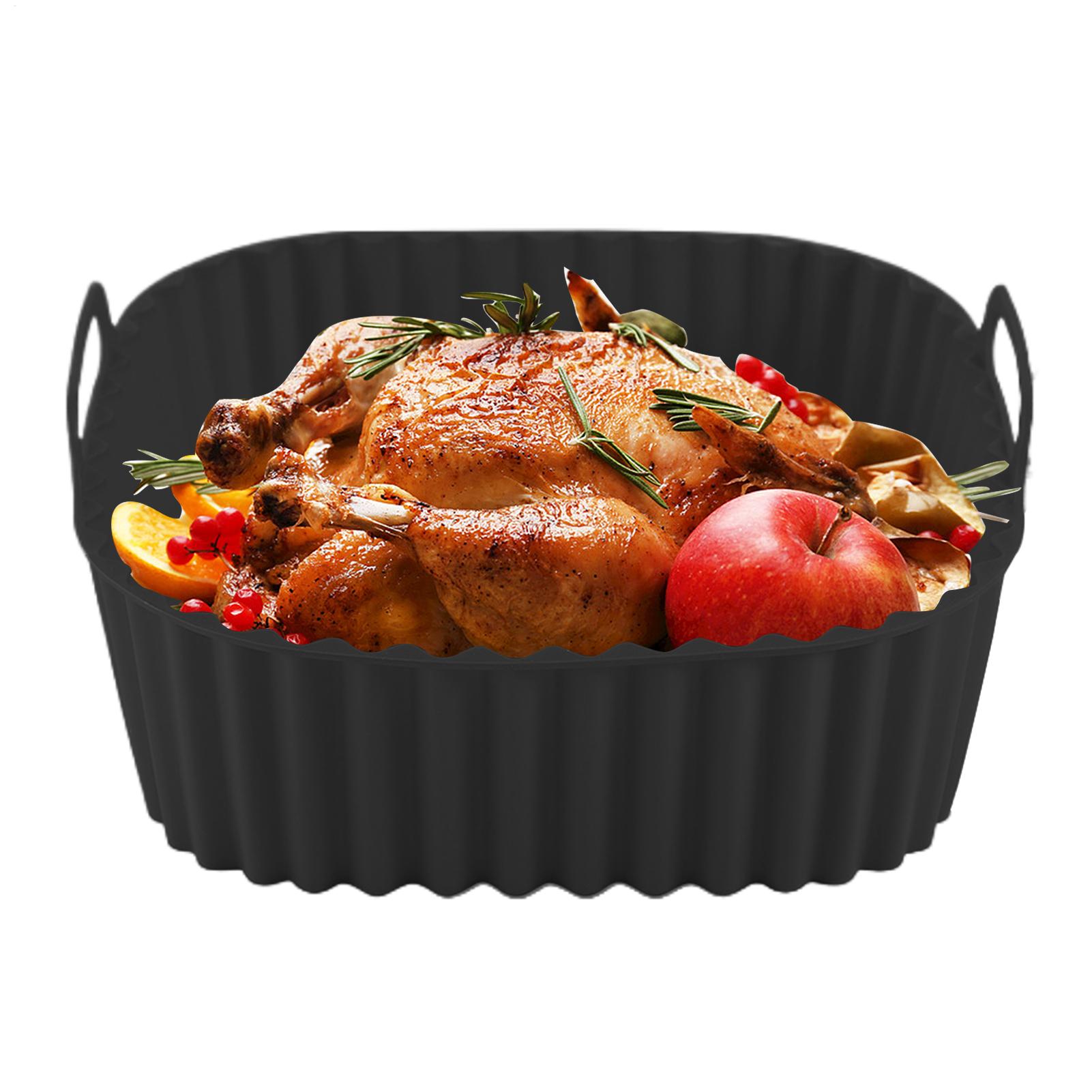 Air Fryer Silicone Pot Liner - Silicone Air Fryer Liners Pot Square