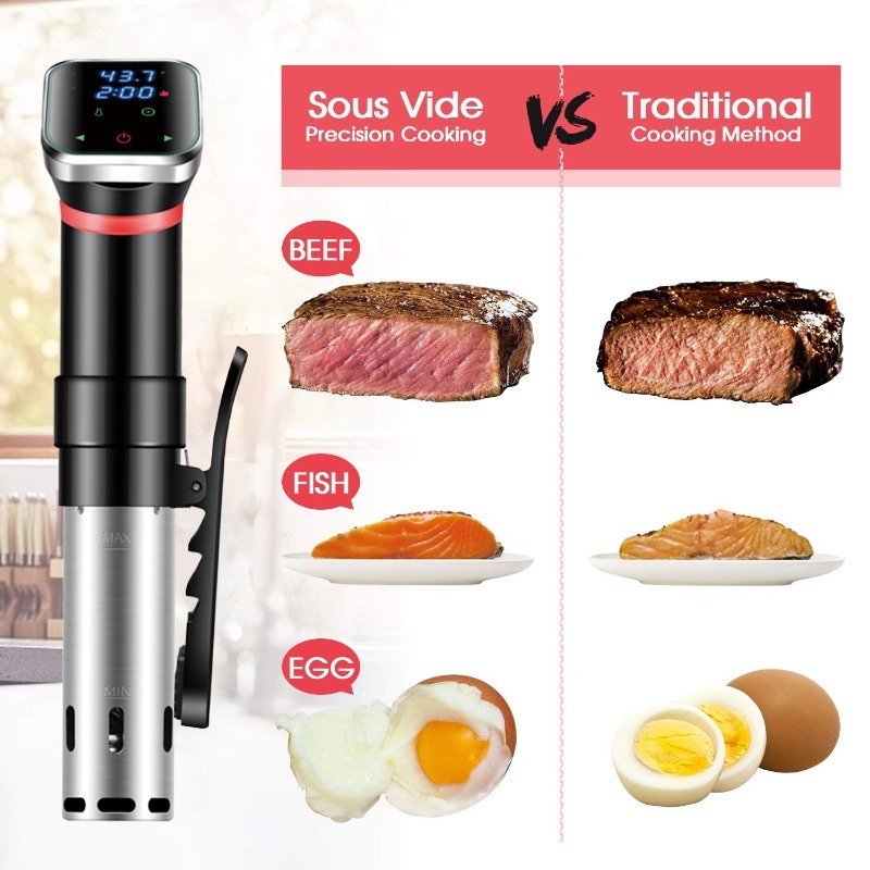 Digital Sous Vide Machine Low  - Digital Sous Vide Precision Cooker review and price
