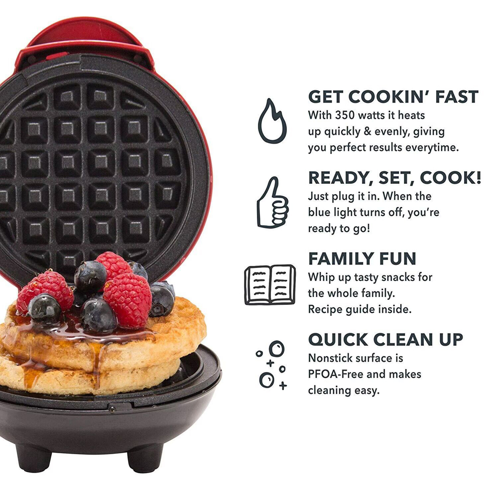 Mini Waffle Maker Bubble Egg C - Mini Waffle Maker Machine review and price