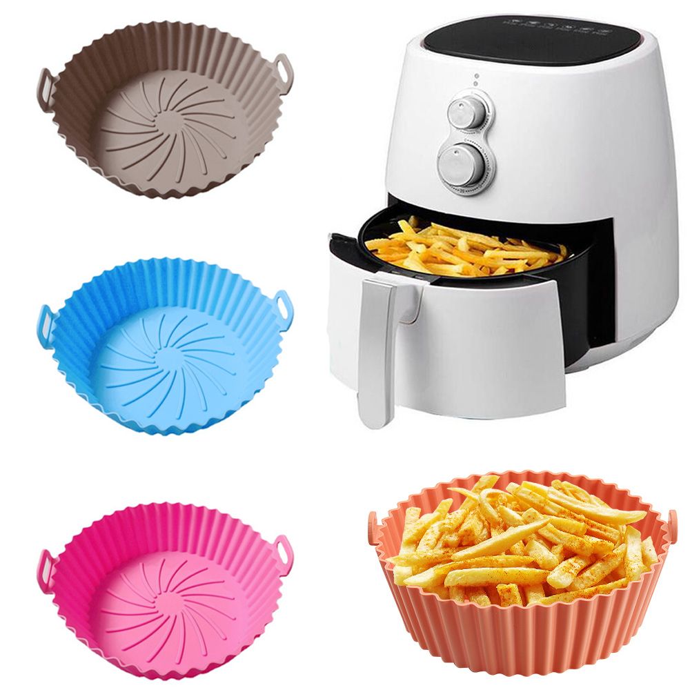 1PC Baking Basket For Air Frye - Air Fryer Silicone Pot Liner review and price