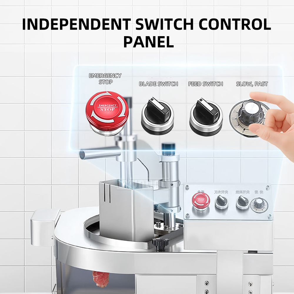 RC-QR-250T Fresh Meat Slicer F - Automatic Meat Slicer Home review and price