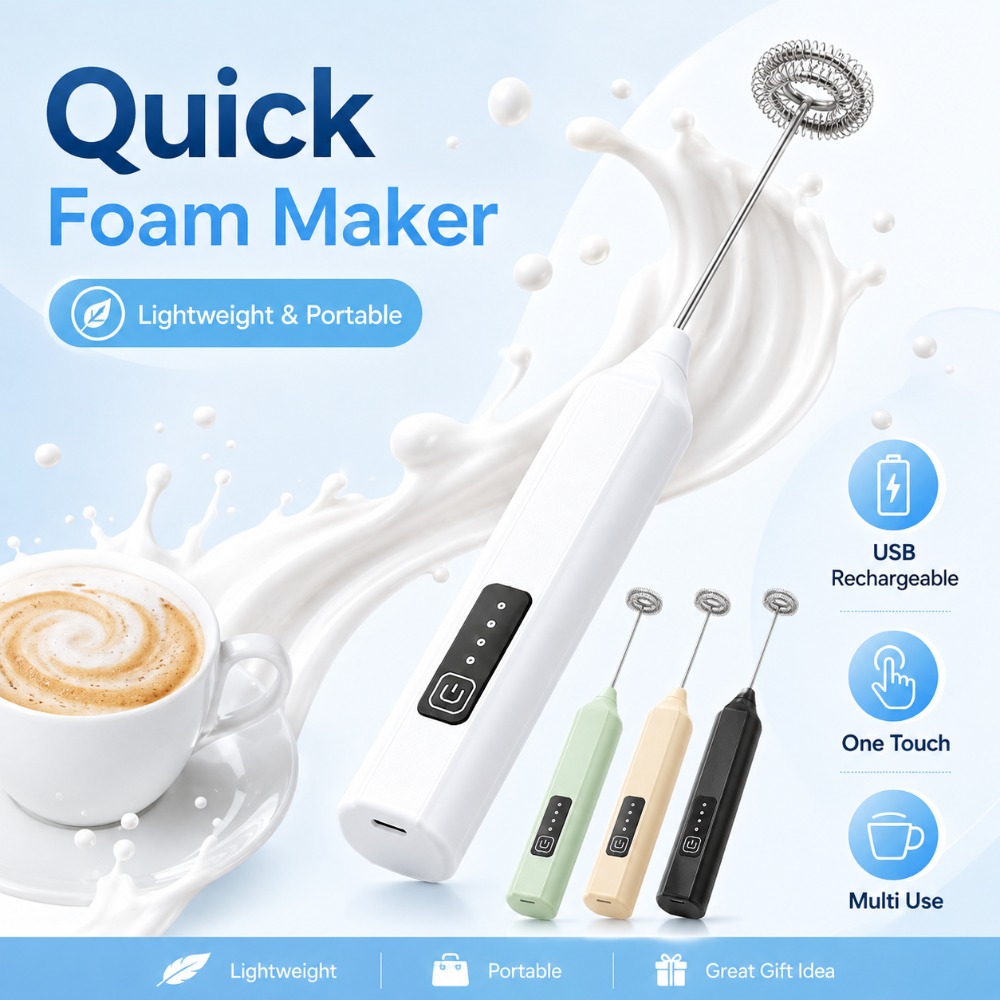 Milk Frother and Egg Beater El - Electric Milk Frother Handheld review and price