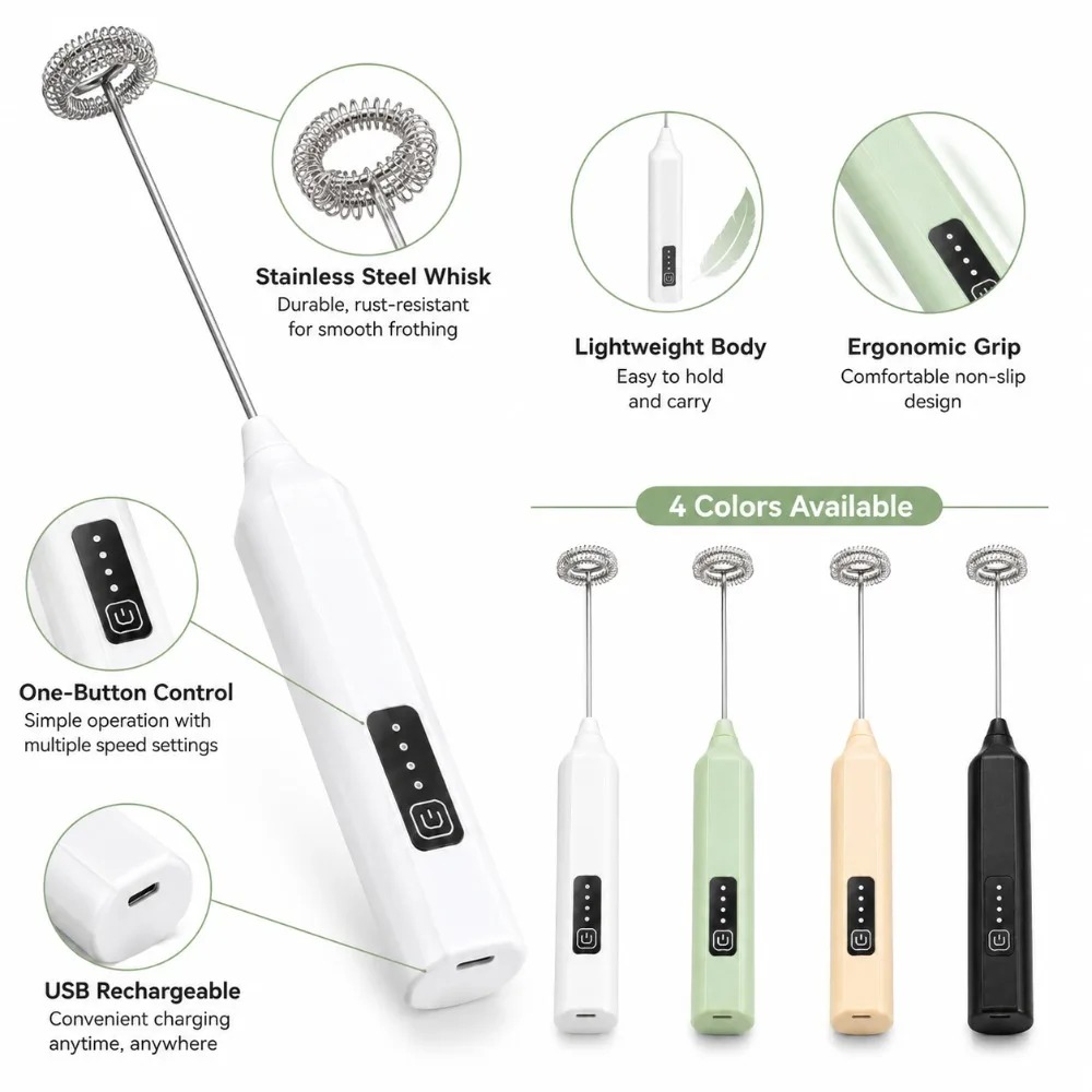 Milk Frother and Egg Beater El - Electric Milk Frother Handheld review and price