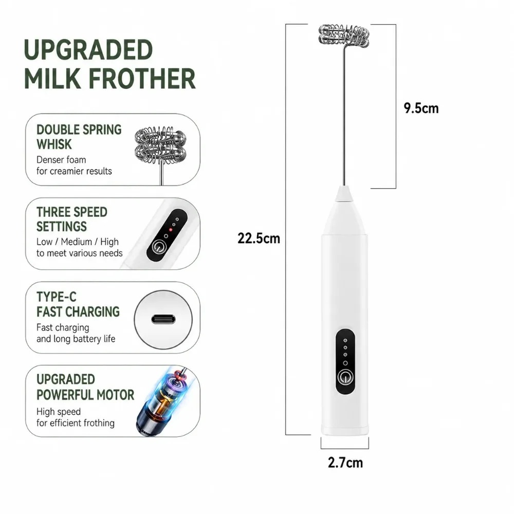 Milk Frother and Egg Beater El - Electric Milk Frother Handheld review and price