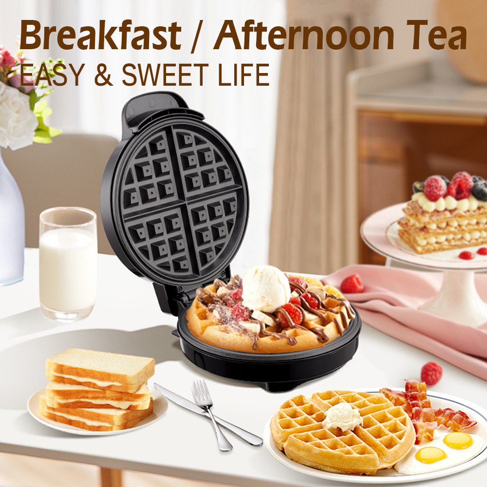 Breakfast Waffle Molds Egg Cak - Mini Waffle Maker Machine review and price