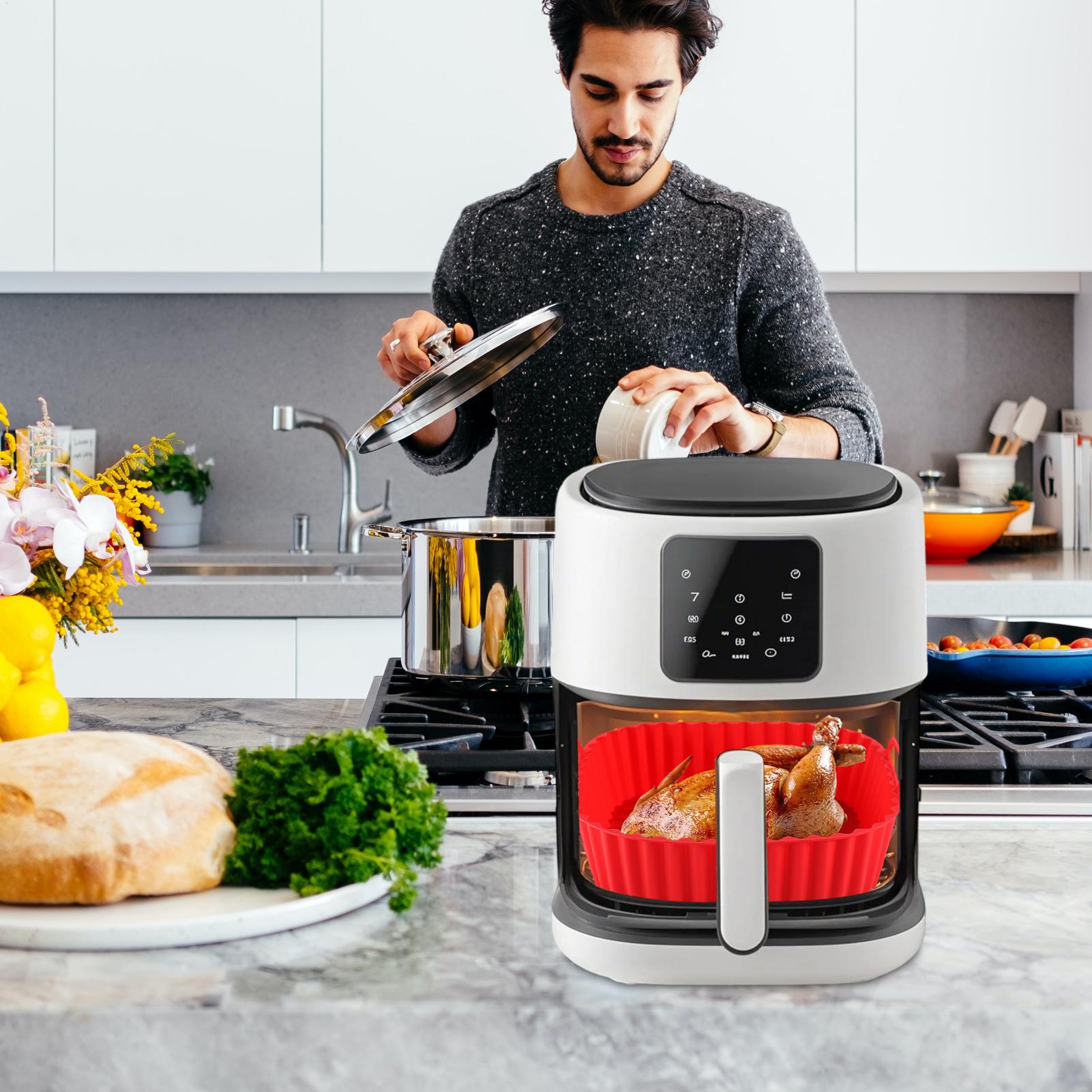 Silicone Air Fryer Liners Pot  - Air Fryer Silicone Pot Liner review and price