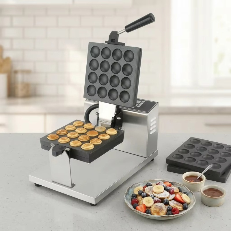 Nonstick Poffertjes Machine 16 - Mini Waffle Maker Machine review and price
