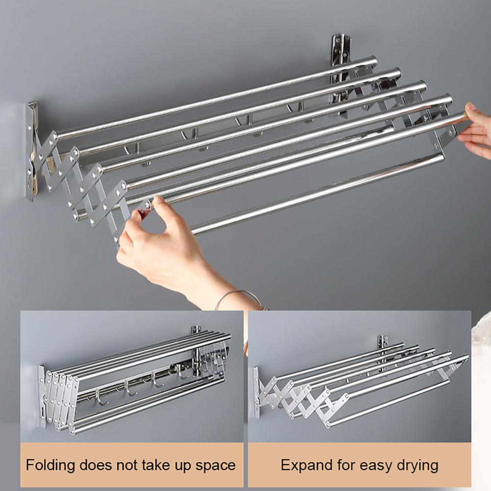 Clothes Drying Rack Wall-Mount - Laundry review and price
