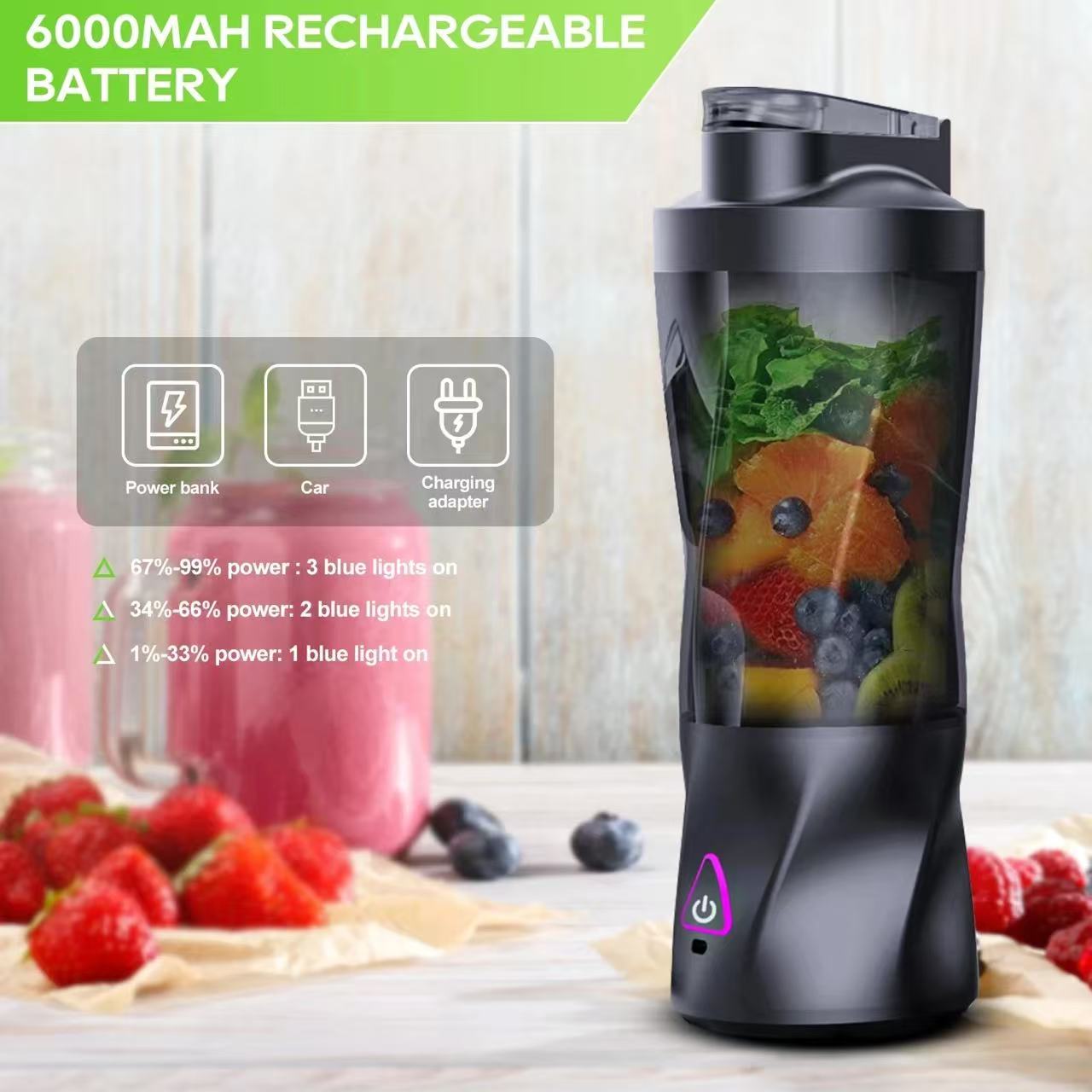 Portable Electric Juicer Blend - Portable Blender Usb Rechargeable review and price