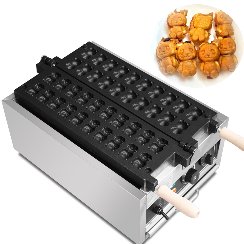 Commercial 20Pcs Bear Shape Ta - Mini Waffle Maker Machine review and price