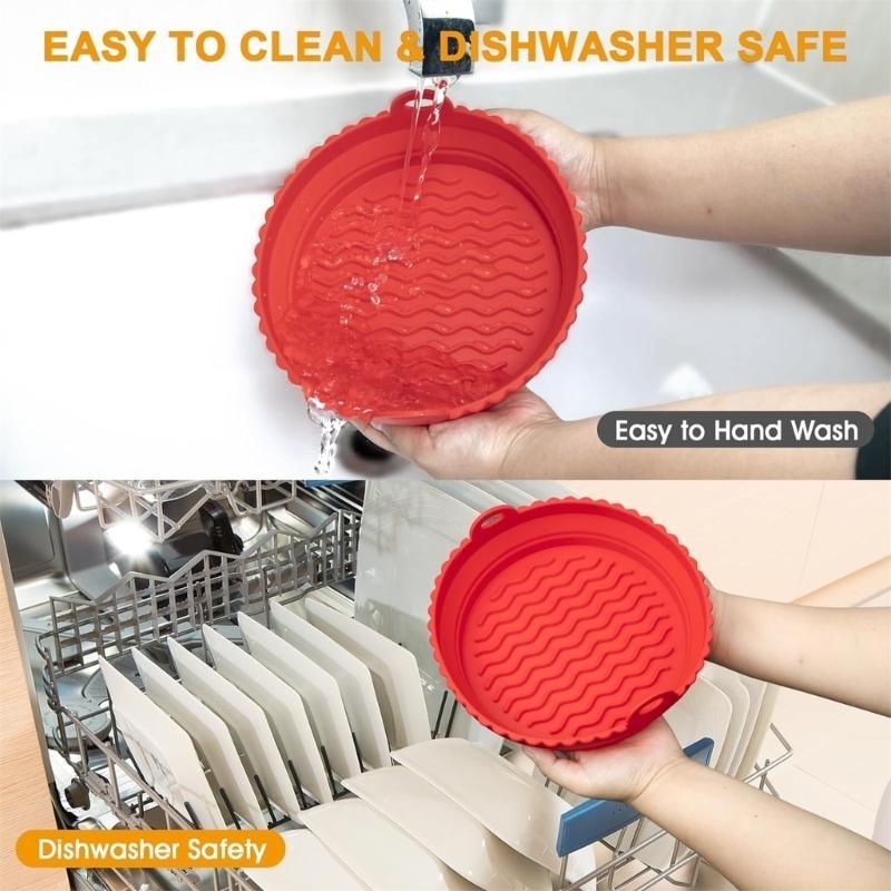 D0AB 2-Pack Air Fryer Silicone - Air Fryer Silicone Pot Liner review and price
