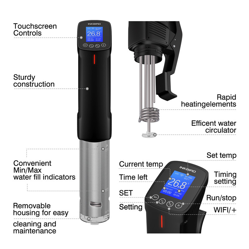 INKBIRD Sous Vide WI-FI Culina - Digital Sous Vide Precision Cooker review and price