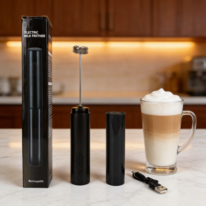 Electric Milk Frother Portable - Portable Blender Usb Rechargeable review and price