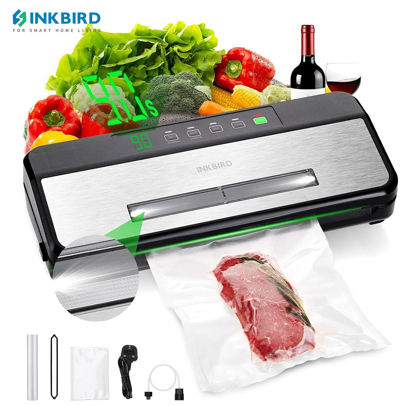 INKBIRD 3rd Vacuum Sealer with - Food Vacuum Sealer Machine review and price