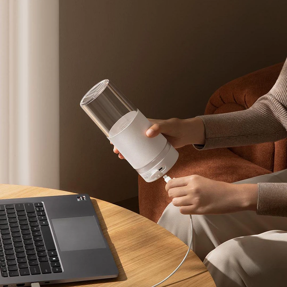 MIJIA Portable Juicer Cup 2 El - Immersion Hand Blender Set review and price