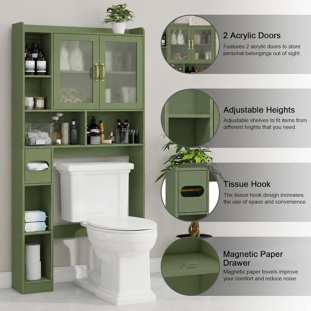 Space-Saving Acrylic Over-the- - Laundry review and price