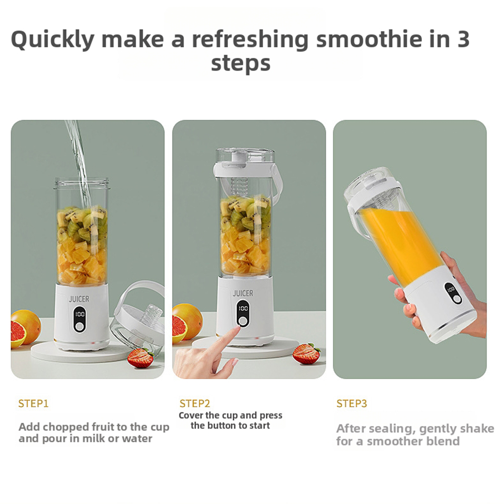 Portable Blender 600ML Electri - Portable Blender Usb Rechargeable review and price