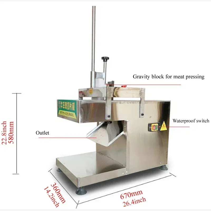 Excellent Top QualityElectric  - Automatic Meat Slicer Home review and price