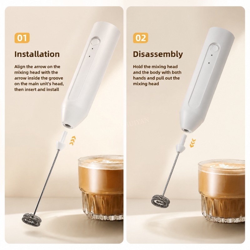 MINI Milk Frother USB Recharge - Portable Blender Usb Rechargeable review and price