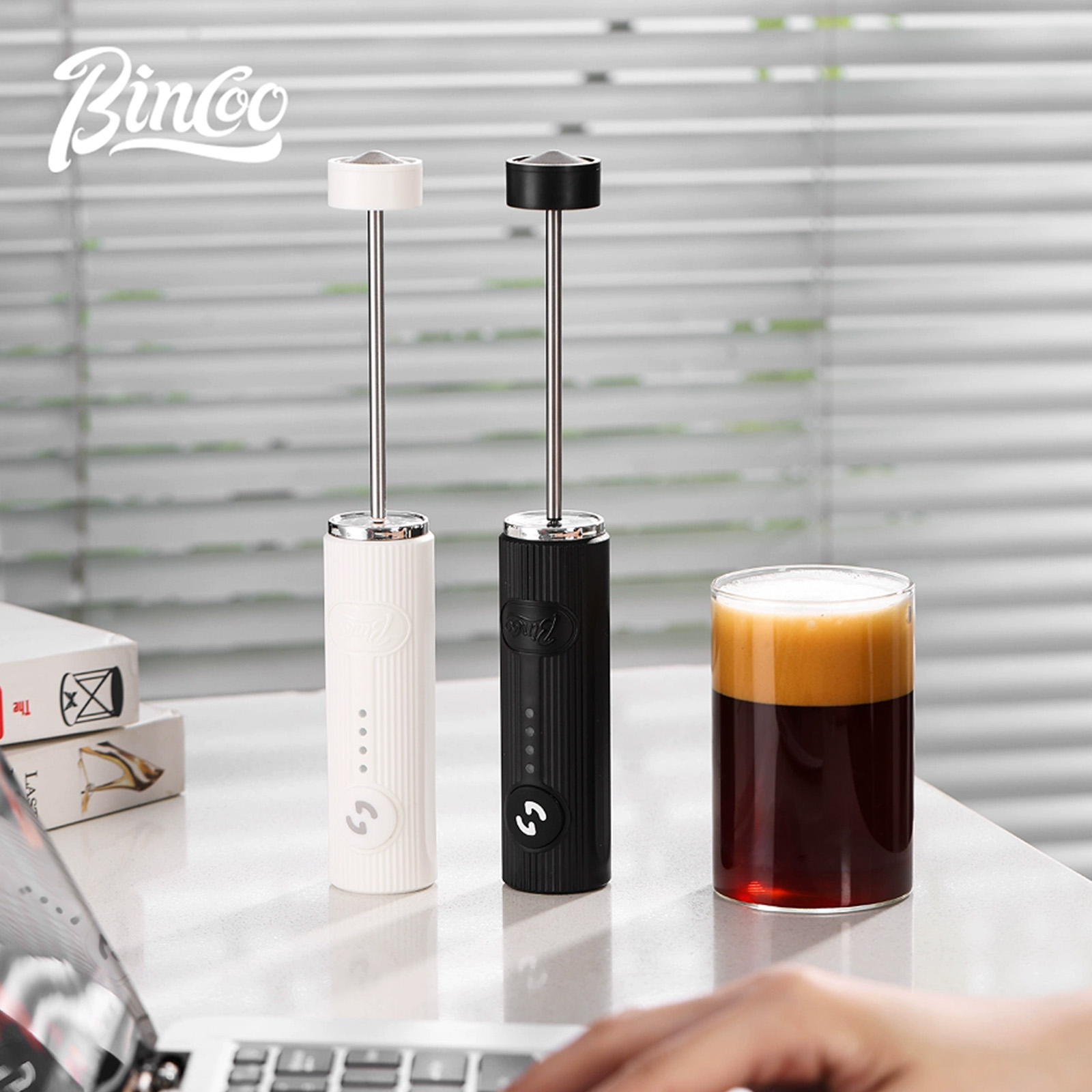 BINCOO Electric Coffee Frother - Electric Milk Frother Handheld review and price