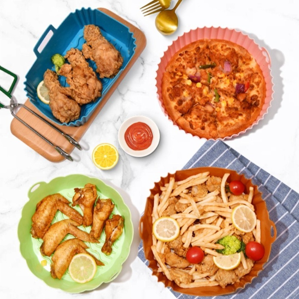 Non-stick Silicone Air Fryer L - Air Fryer Silicone Pot Liner review and price