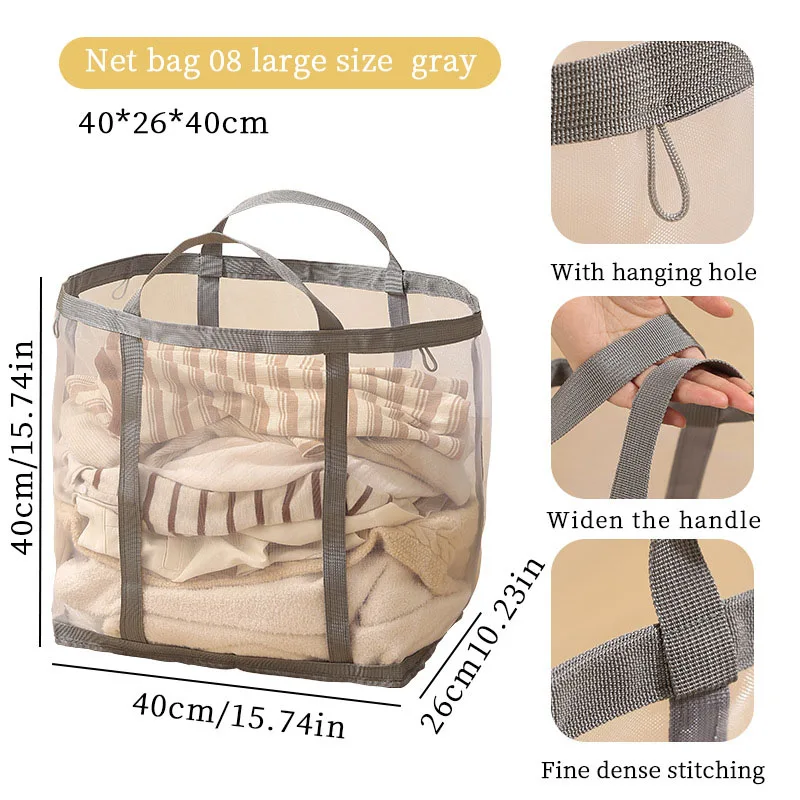 Mesh Laundry Basket Nylon With - Laundry review and price